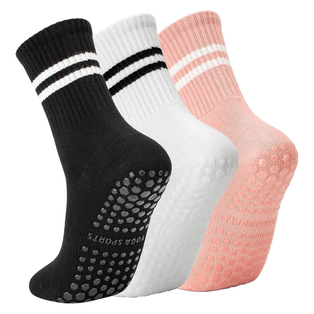 Pilates Yoga Grip Socks - Kadınlar için Saplı Yoga Pilates Çorapları,