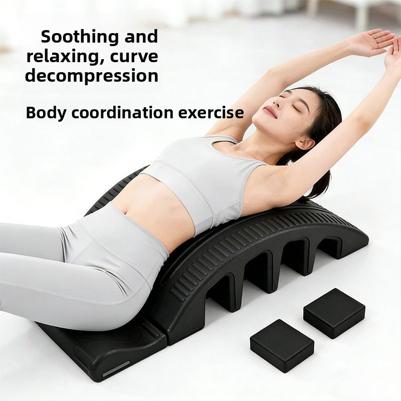 Pilates Yoga Equipment - Geliştirilmiş Pilates Sırt Düzeltici, Bel Germe,