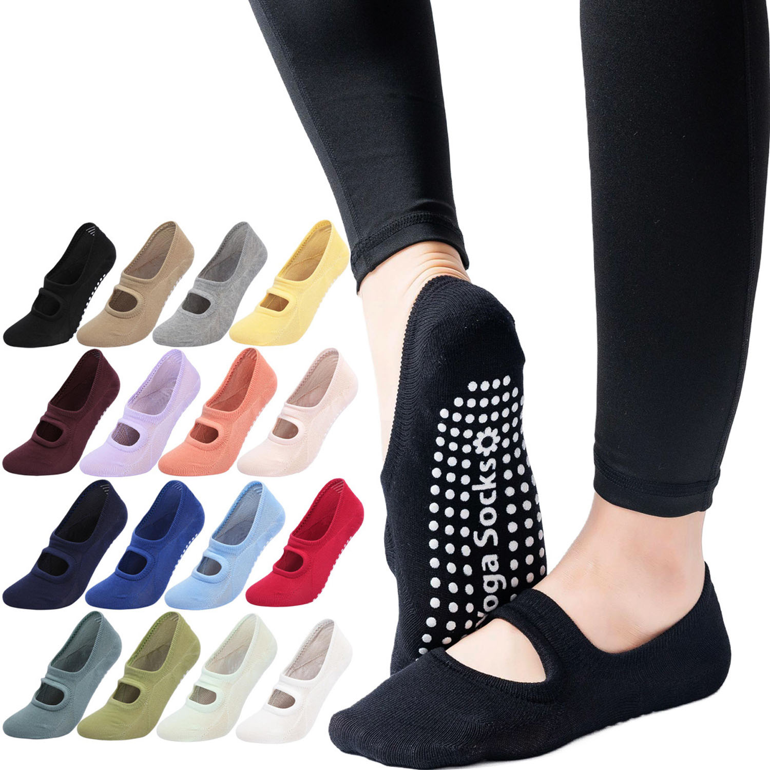 Yüksek Kaliteli Kadın Yoga Çor - Pilates Yoga Grip Socks incelemesi ve fiyatı
