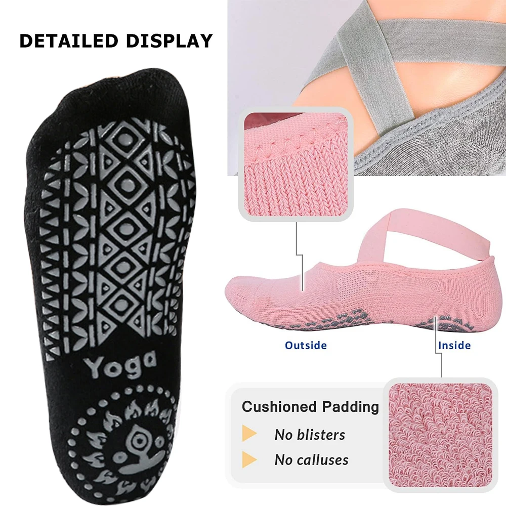 Kadınlar için 1 Çift Yoga Çora - Pilates Yoga Grip Socks incelemesi ve fiyatı