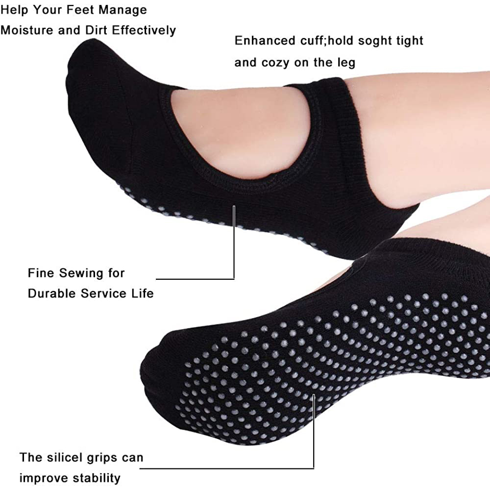 Backless kaymaz Fitness Pilate - Pilates Yoga Grip Socks incelemesi ve fiyatı